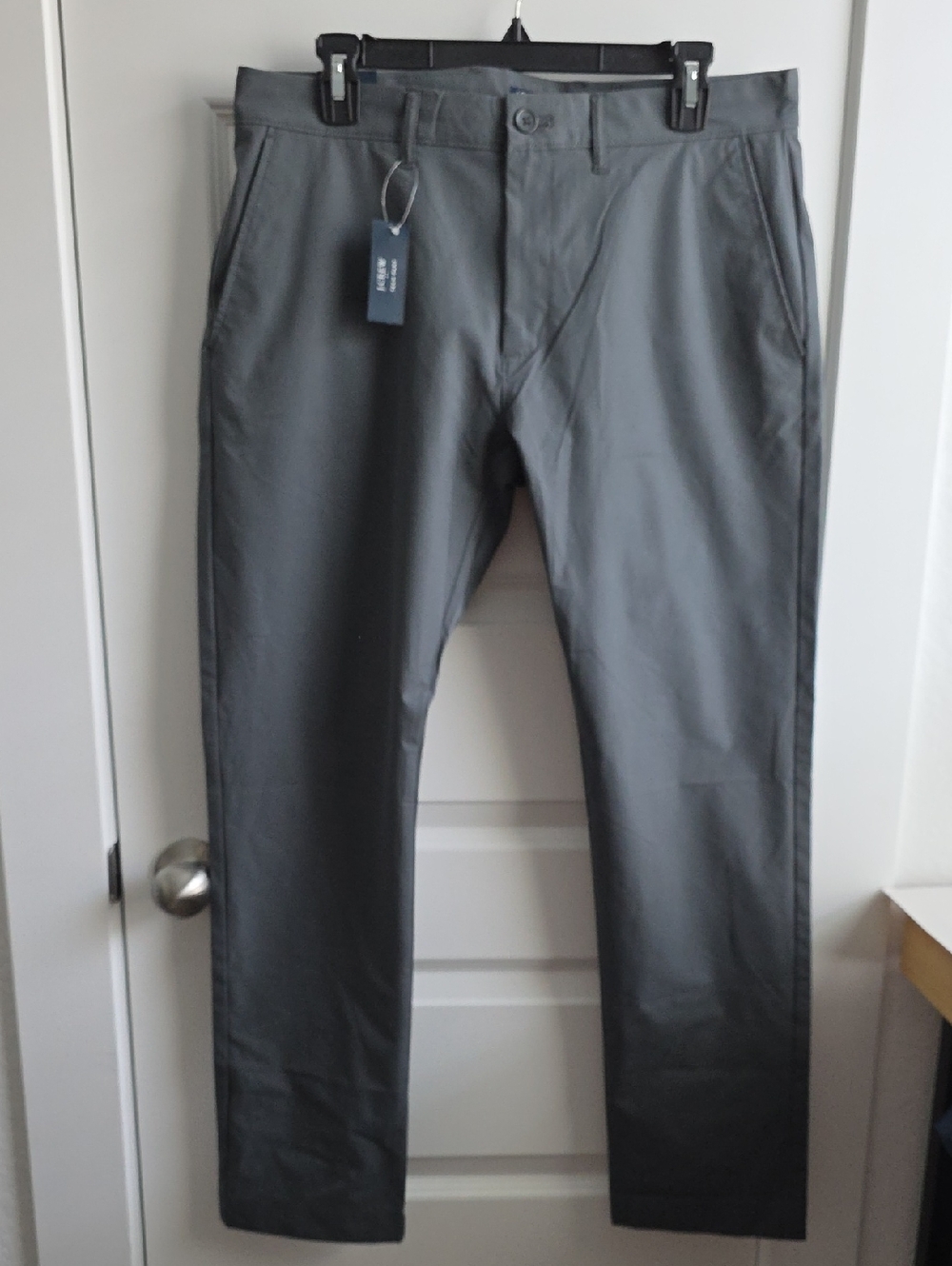 J. Crew Tech Pants Slim Flex Grey Chinos 32 X 30 G069